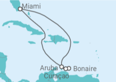 Itinerário do Cruzeiro  Aruba, Bonaire, San Eustaquio y Saba, Curaçao - Celebrity Cruises