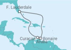 Itinerário do Cruzeiro  Curaçao, Aruba, Bonaire, San Eustaquio y Saba - Celebrity Cruises