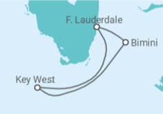 Itinerário do Cruzeiro  Estados Unidos - Celebrity Cruises