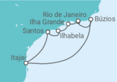 Itinerário do Cruzeiro  Réveillon pelo Brasil - MSC Cruzeiros