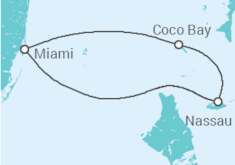Itinerário do Cruzeiro  Estados Unidos - Royal Caribbean