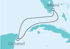Itinerário do Cruzeiro  México - NCL Norwegian Cruise Line