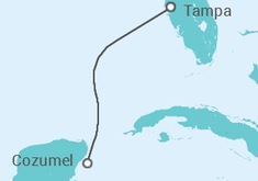 Itinerário do Cruzeiro  México - Royal Caribbean