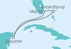 Itinerário do Cruzeiro  México - NCL Norwegian Cruise Line