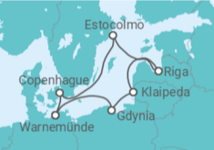 Itinerário do Cruzeiro  Alemanha, Polônia, Lituânia, Letônia, Suécia - MSC Cruzeiros