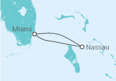 Itinerário do Cruzeiro  Bahamas - Royal Caribbean