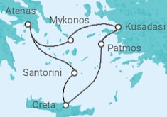 Itinerário do Cruzeiro  Grécia, Turquia - Celestyal Cruises