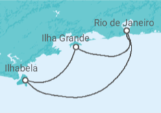 Itinerário do Cruzeiro  Ilha Grande, Ilhabela - MSC Cruzeiros