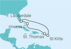 Itinerário do Cruzeiro  Ilhas Virgens Americanas - Princess Cruises