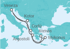Itinerário do Cruzeiro  Montenegro, Grécia - Royal Caribbean