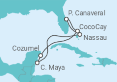 Itinerário do Cruzeiro  Bahamas, Jamaica - Royal Caribbean