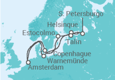 Itinerário do Cruzeiro  Alemanha, Estônia, Rússia, Finlândia, Suécia, Dinamarca - Celebrity Cruises