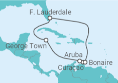 Itinerário do Cruzeiro  Bahamas, Aruba, Curaçao - Celebrity Cruises