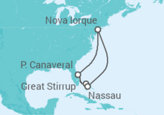 Itinerário do Cruzeiro  Estados Unidos, Bahamas - NCL Norwegian Cruise Line