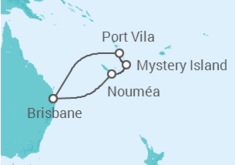 Itinerário do Cruzeiro  Nova Caledônia, Vanuatu - Royal Caribbean