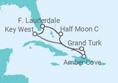 Itinerário do Cruzeiro  Bahamas, Estados Unidos - Holland America Line