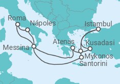 Itinerário do Cruzeiro  Itália, Grécia, Turquia - Celebrity Cruises