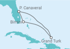 Itinerário do Cruzeiro  Bahamas - Carnival Cruise Line