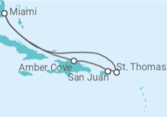 Itinerário do Cruzeiro  Porto Rico, Ilhas Virgens Americanas - Carnival Cruise Line