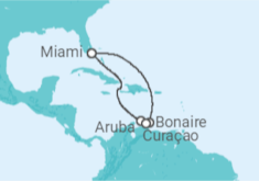 Itinerário do Cruzeiro  Aruba, Curaçao - Carnival Cruise Line
