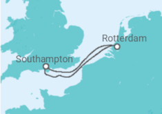 Itinerário do Cruzeiro  Holanda - Cunard
