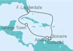 Itinerário do Cruzeiro  Curaçao, Aruba, Ilhas Cayman - Celebrity Cruises