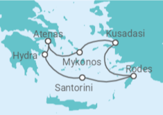 Itinerário do Cruzeiro  Grécia, Turquia - Celebrity Cruises