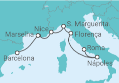 Itinerário do Cruzeiro  França, Itália - Celebrity Cruises