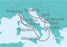 Itinerário do Cruzeiro  Itália, Croácia, Montenegro - Celebrity Cruises