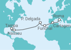 Itinerário do Cruzeiro  Portugal, Bahamas - Carnival Cruise Line