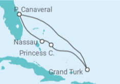 Itinerário do Cruzeiro  Bahamas - Carnival Cruise Line