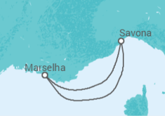 Itinerário do Cruzeiro  Itália - Costa Cruzeiros