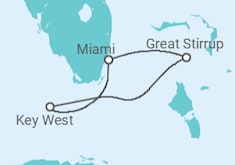 Itinerário do Cruzeiro  Estados Unidos - NCL Norwegian Cruise Line