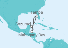 Itinerário do Cruzeiro  México - Carnival Cruise Line