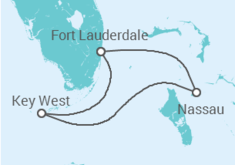 Itinerário do Cruzeiro  Estados Unidos, Bahamas - Celebrity Cruises