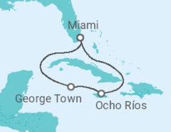 Itinerário do Cruzeiro  Jamaica, Ilhas Cayman - Carnival Cruise Line