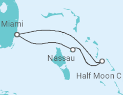 Itinerário do Cruzeiro  Bahamas - Carnival Cruise Line