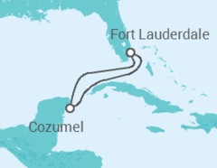 Itinerário do Cruzeiro  México - Celebrity Cruises