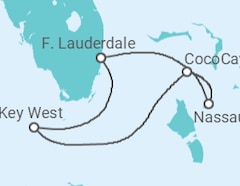 Itinerário do Cruzeiro  Estados Unidos, Bahamas - Celebrity Cruises