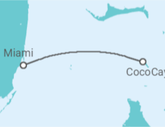 Itinerário do Cruzeiro  Estados Unidos - Royal Caribbean