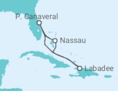 Itinerário do Cruzeiro  Bahamas - Royal Caribbean