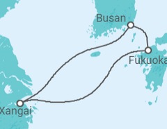 Itinerário do Cruzeiro  Coréia do Sul, Japão - Royal Caribbean