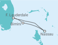 Itinerário do Cruzeiro  Bahamas - Royal Caribbean