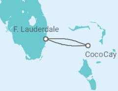 Itinerário do Cruzeiro  Estados Unidos - Royal Caribbean