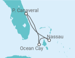 Itinerário do Cruzeiro  Bahamas - MSC Cruzeiros