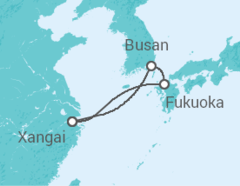 Itinerário do Cruzeiro  Japão, Coréia do Sul - Royal Caribbean