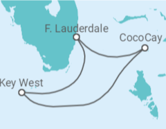 Itinerário do Cruzeiro  Estados Unidos - Celebrity Cruises