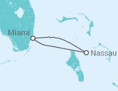 Itinerário do Cruzeiro  Bahamas - Royal Caribbean
